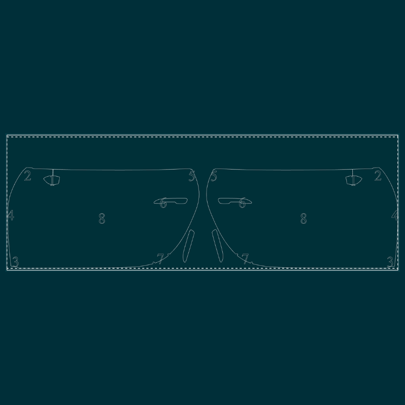 CORE geplottete Patterns - Foliendealer.com