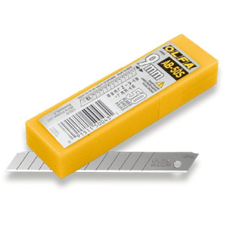 Olfa Stainless Steel Blades AB - 50S - Foliendealer.com
