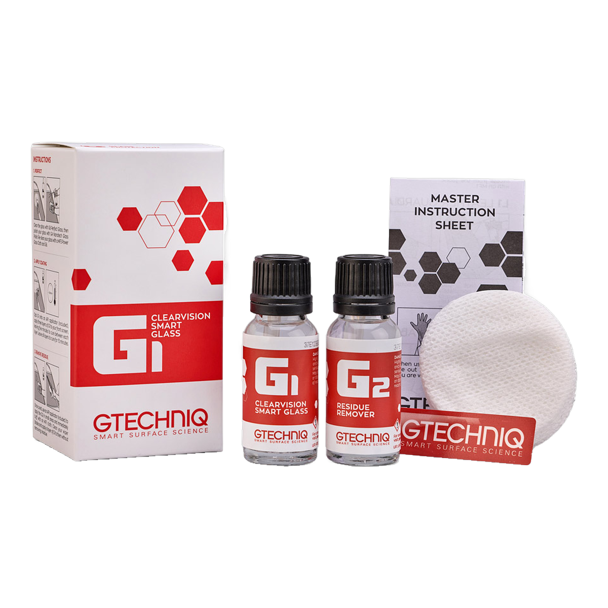 Gtechniq ClearVision Smart Glass G1 G2 G4 Glasversiegelung Set 15 ml